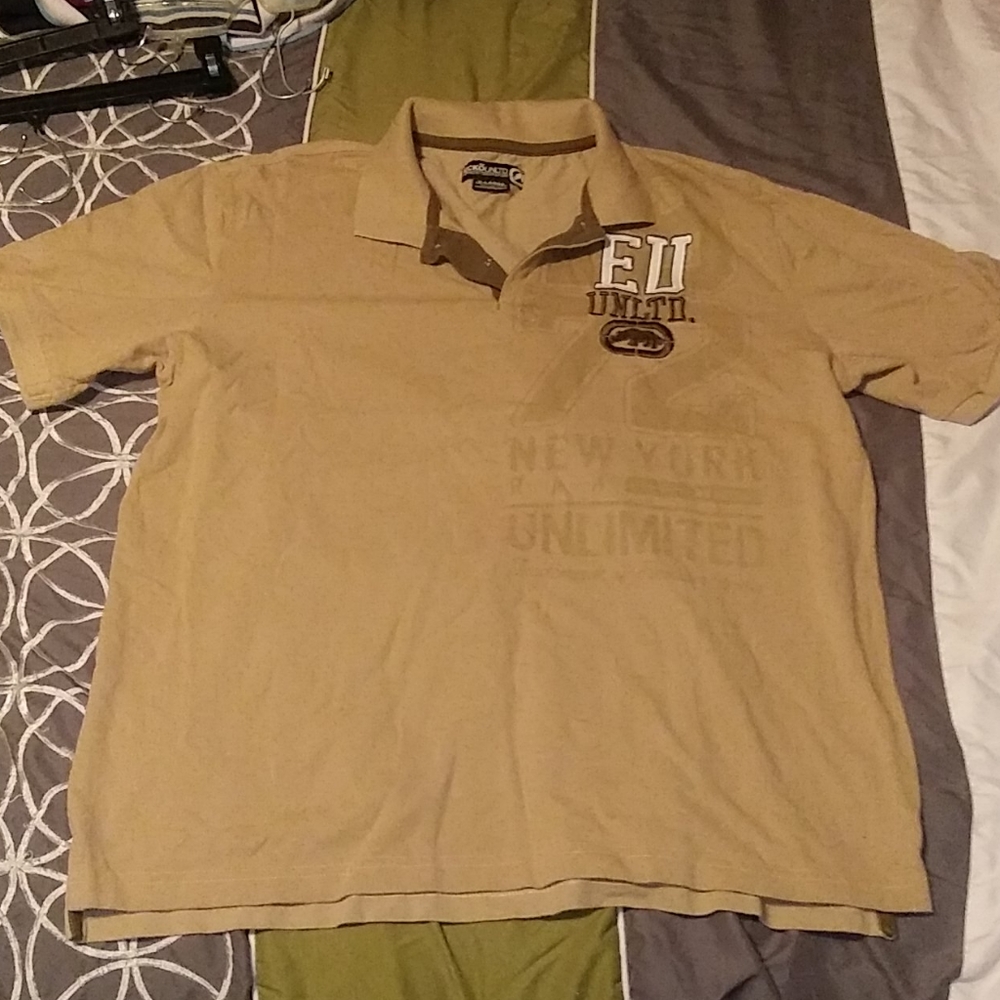 Men's Ecko polo collard t-shirt